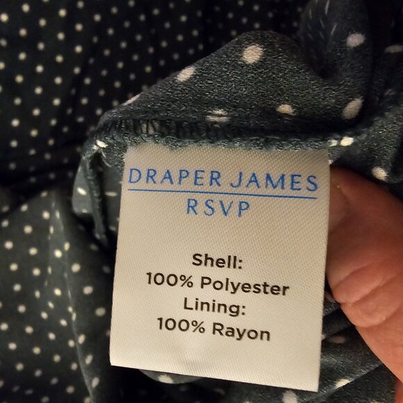 Draper James RSVP Green/White Long Sleeve Dress!  NWT! Size 3X - Picture 8 of 9